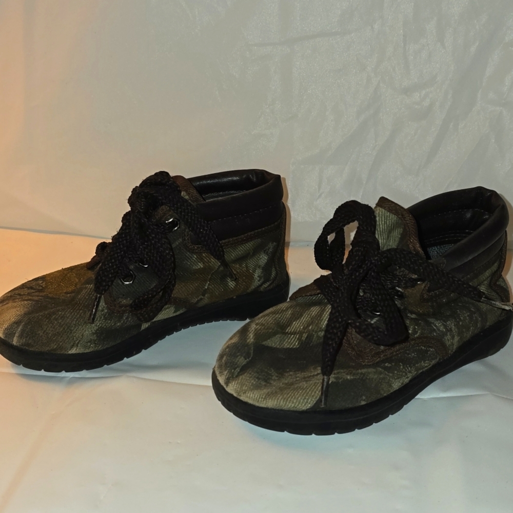 Jordan Lee Boys Camo Tie Shoes Size 8T